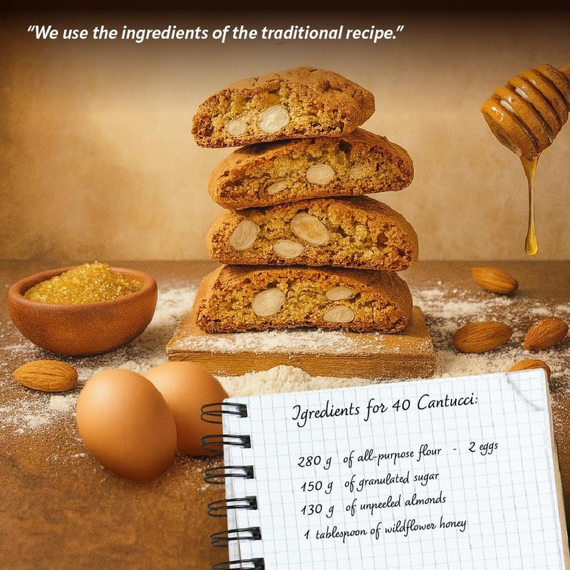 Belli Italian Cranberry Biscotti | Made in Tuscany, Italy | Belli Traditional Semi Soft Biscuits - Image 4